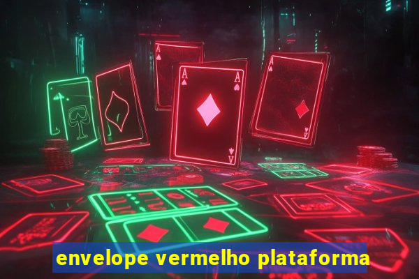 envelope vermelho plataforma